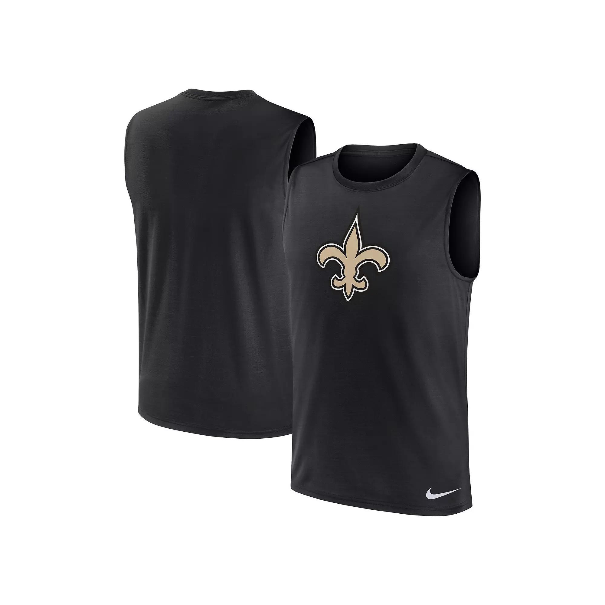 Men's Nike Black New Orleans Saints Blitz Legend Muscle Perform Tank Top, Size: XL Product Image