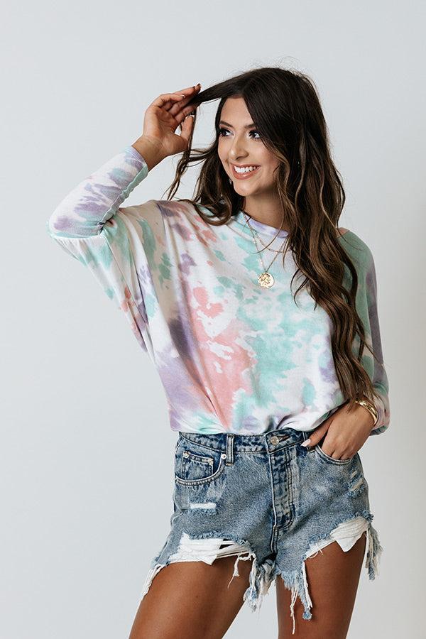 Friends By The Sea Tie Dye Top Product Image