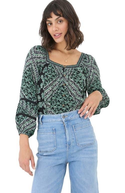 FatFace Women's Caitlin Spaced Floral Tunic in Washed Black at Nordstrom, Size 2S Product Image