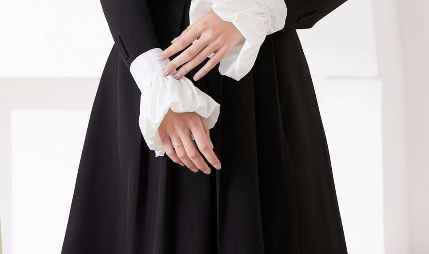 Plain Ruffle Decorative Wrist Cuffs Product Image