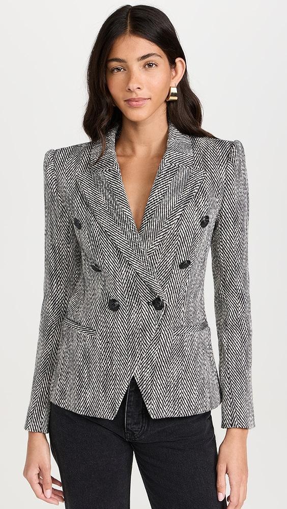 L'AGENCE Marie Double Breasted Blazer | Shopbop Product Image