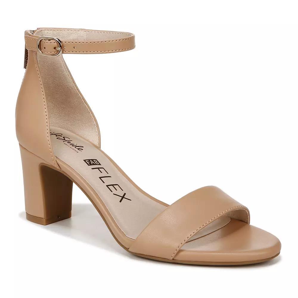 LifeStride Florence Women's Ankle Strap Pumps, Size: 9 Wide, Camel Product Image