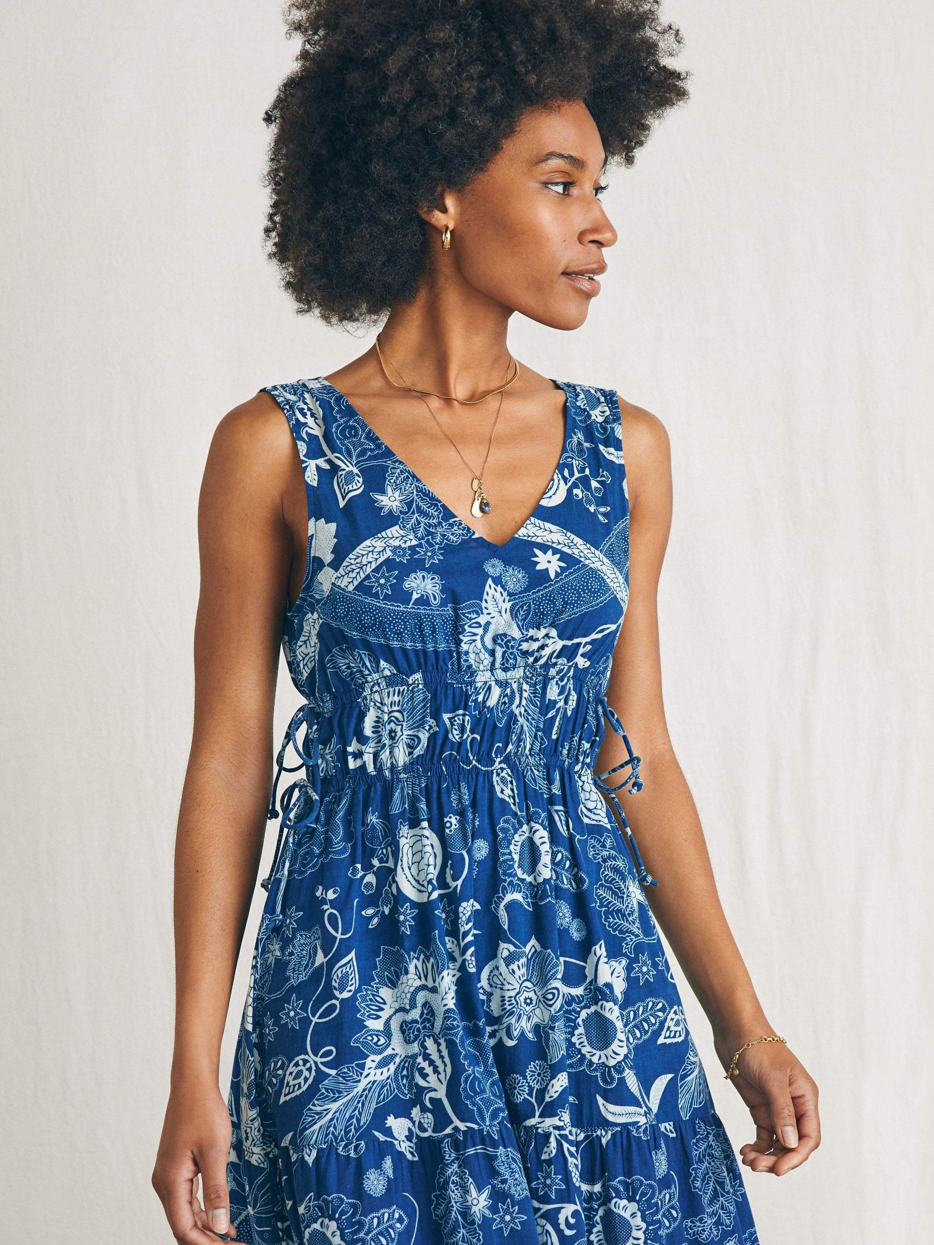 Sandbar Maxi Dress - Blue Kenji Floral Female Product Image