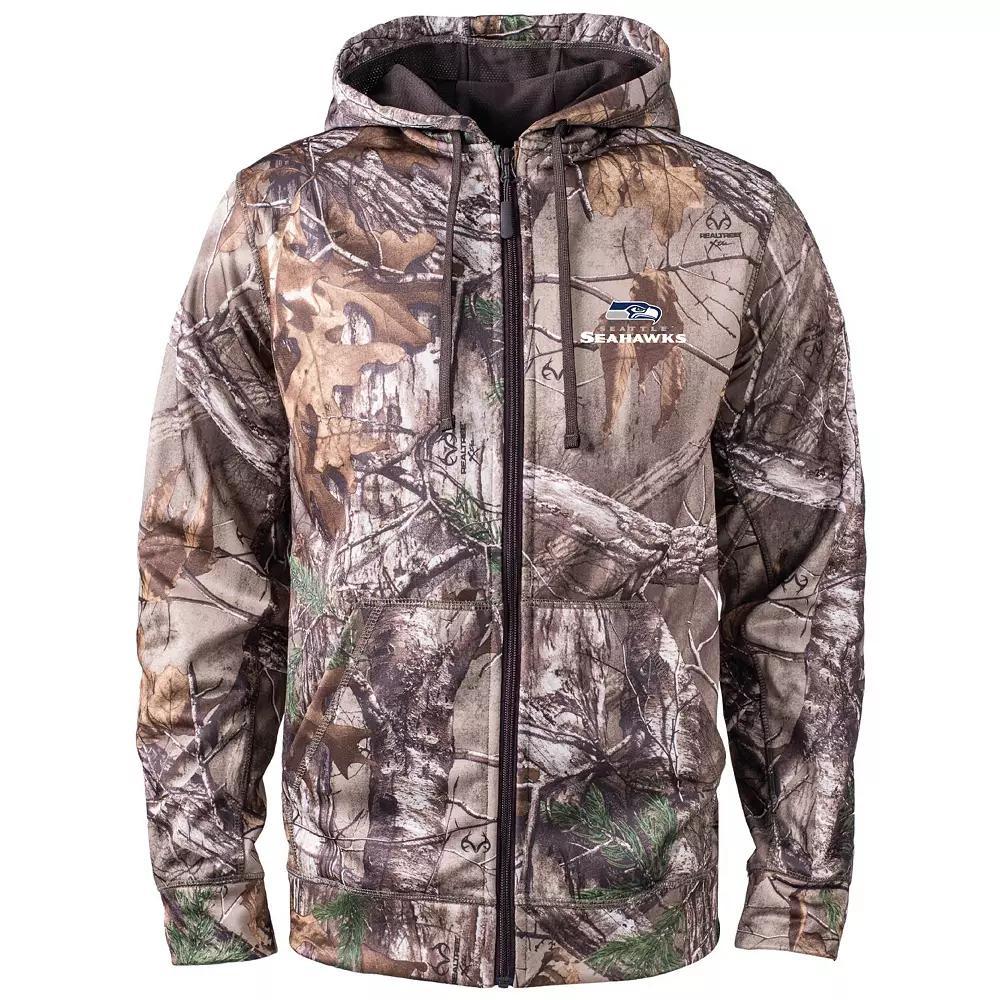 Men's Dunbrooke Realtree Camo Pittsburgh Steelers Trophy Tech Fleece Full-Zip Hoodie, Size: Small, Green Product Image