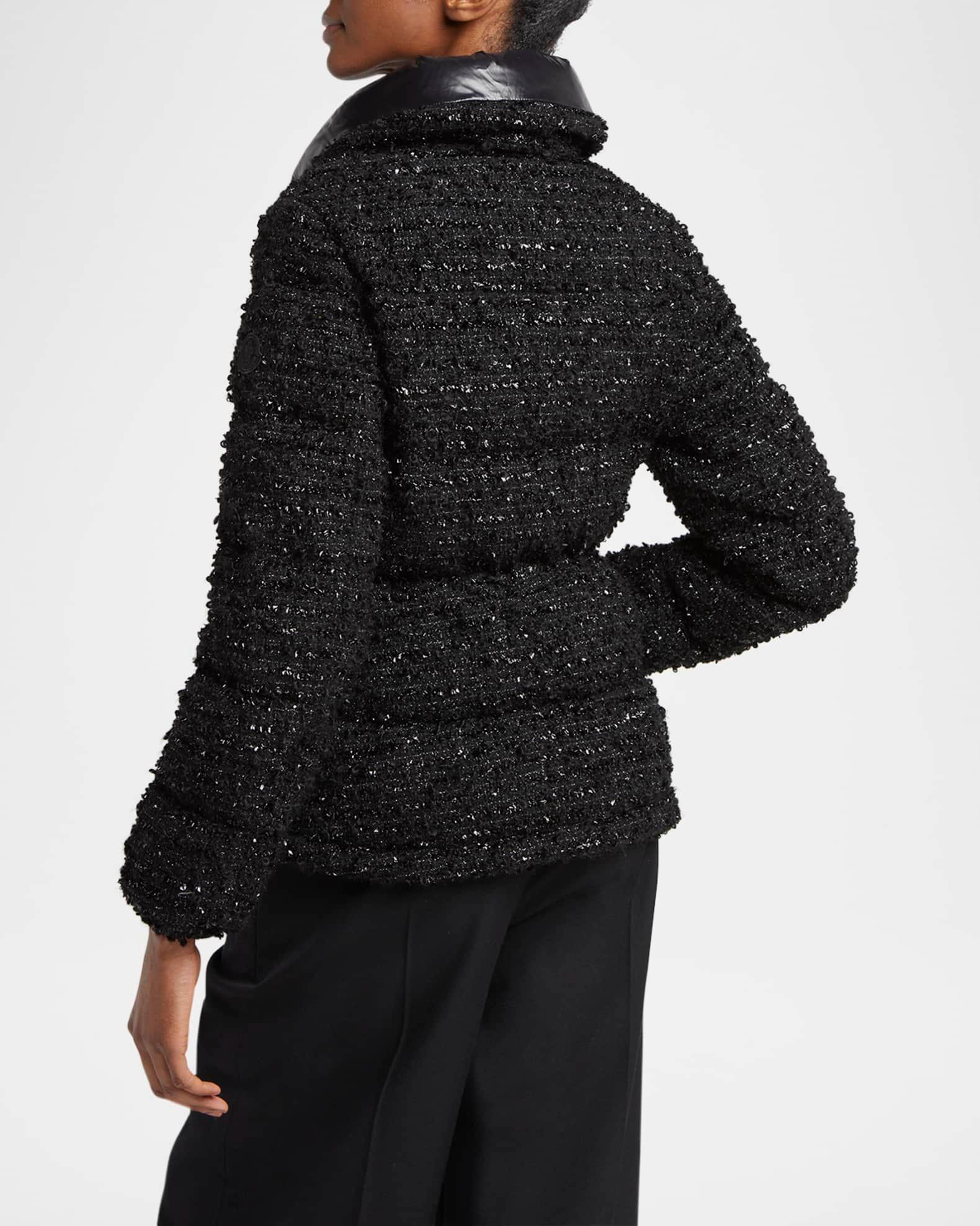 Urbel Tweed Down Puffer Jacket Product Image