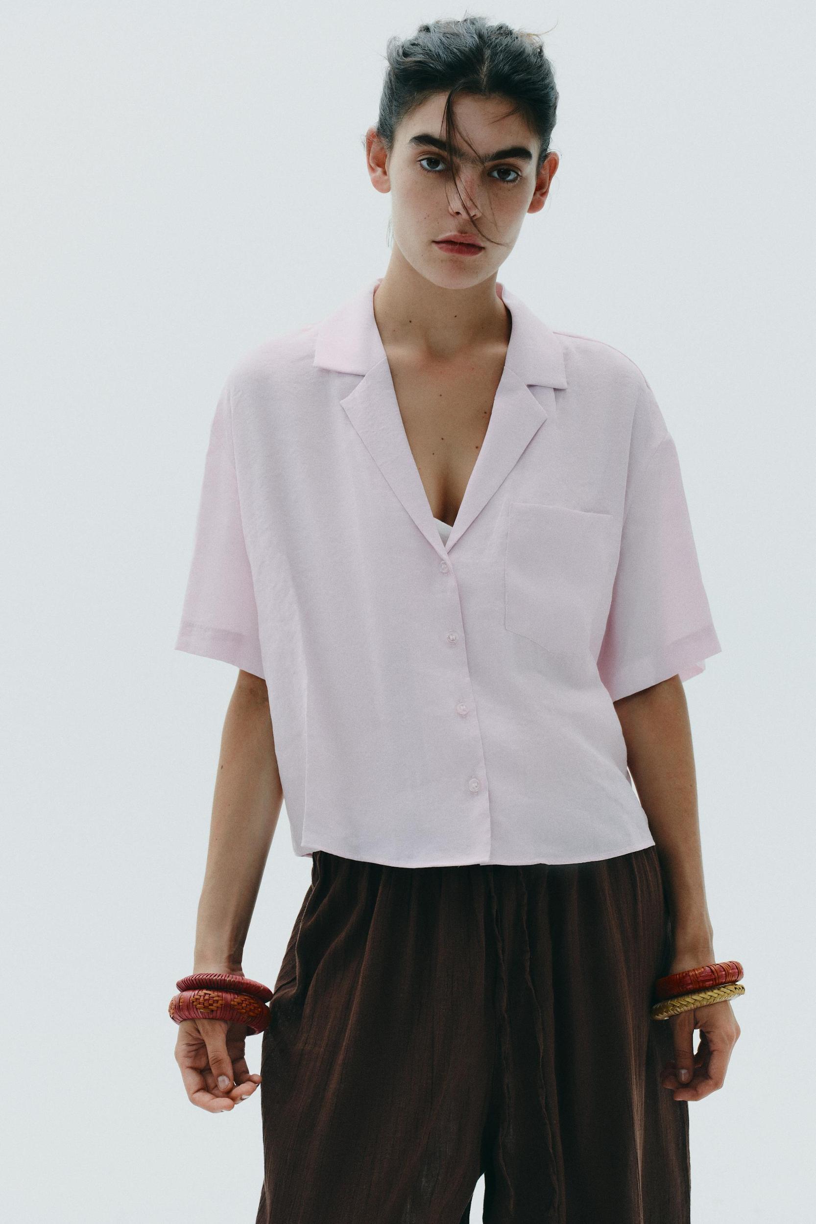 FLOWY POCKET SHIRT Product Image