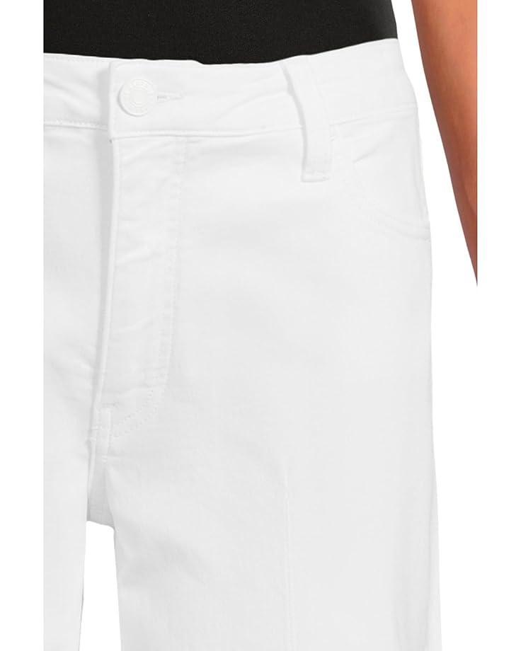 Gwen High-Rise Wide Leg Raw Hem 5 Pockets Zipper Fly Product Image