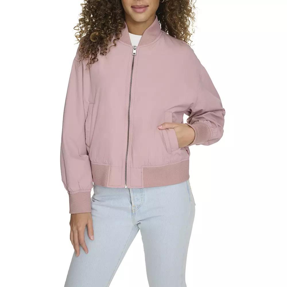 Women's Levi's® Relaxed Bomber Jacket, Size: XS, Dusty Pink Product Image