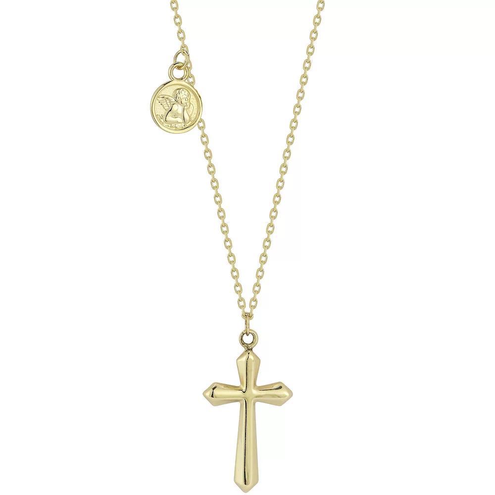 LUMINOR GOLD 14k Gold Religious Charm Necklace, Women's, Size: 18", Yellow Product Image