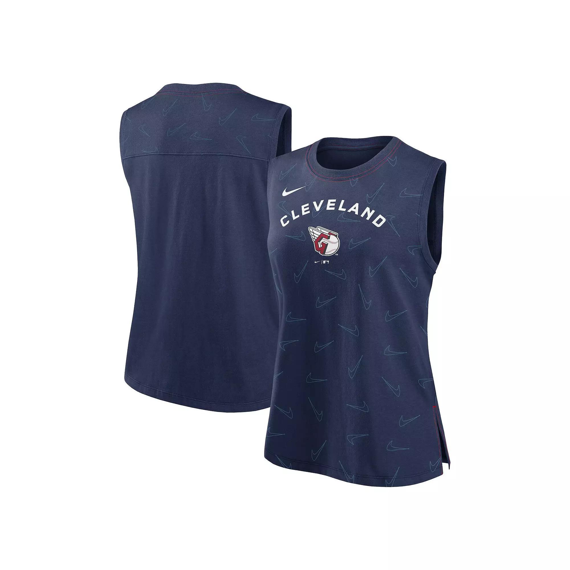 Women's Nike Navy Houston Astros Muscle Play Tank Top, Size: Large, Blue Product Image