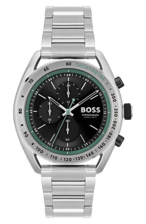 Hugo Boss Mens Center Court Stainless Steel Chronograph Watch Product Image