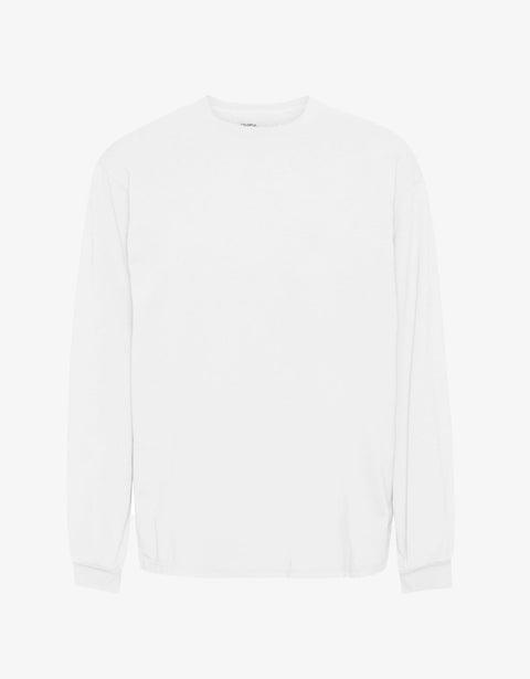 Oversized Organic LS T-Shirt - Optical White Product Image