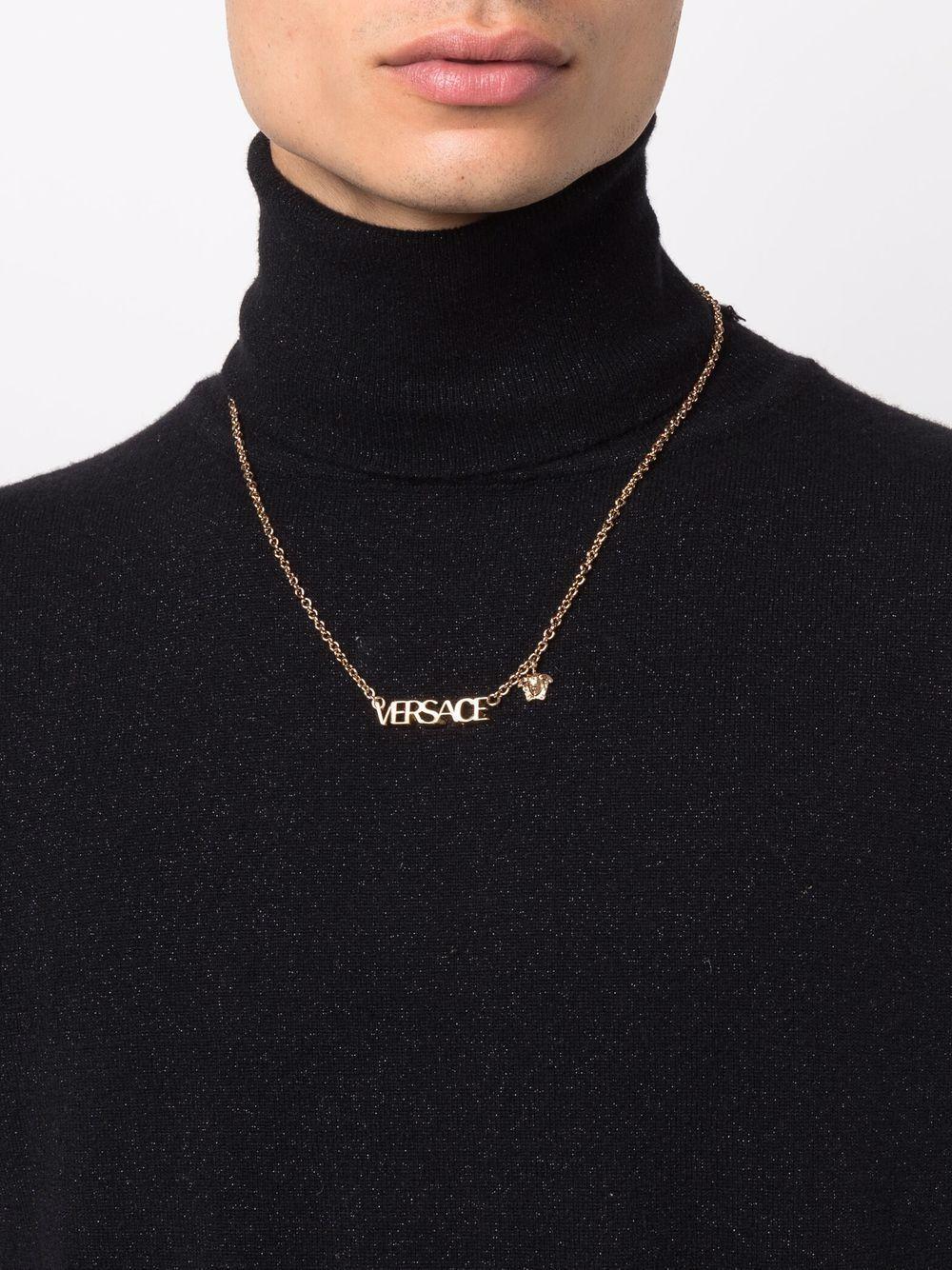 logo-plaque necklace Product Image