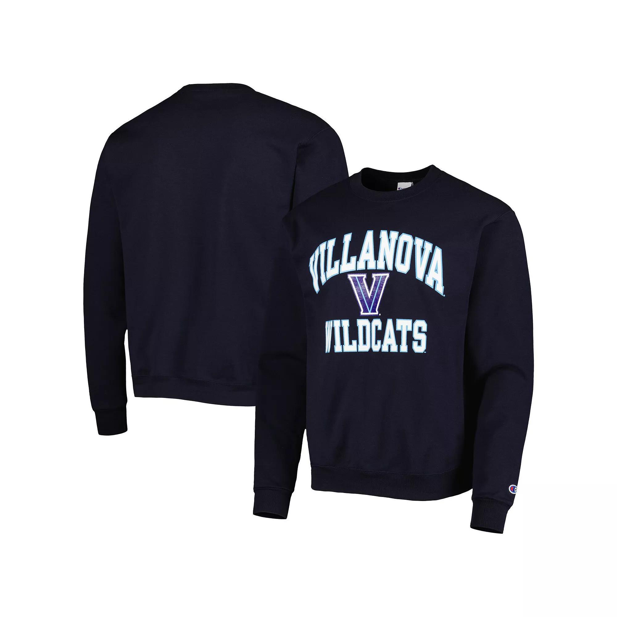 Men's Champion Navy Villanova Wildcats High Motor Pullover Sweatshirt, Size: XL, Blue Product Image
