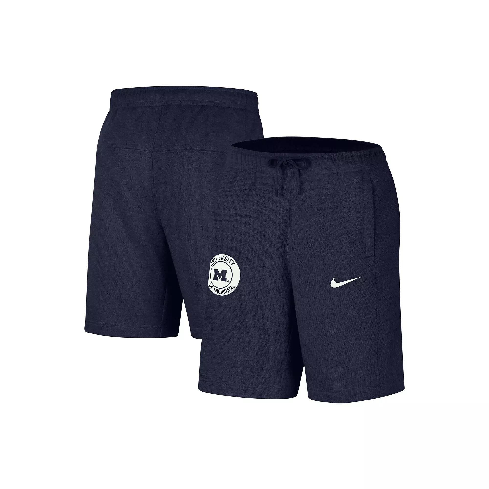 Men's Nike Navy Michigan Wolverines Logo Shorts, Size: Medium, Blue Product Image