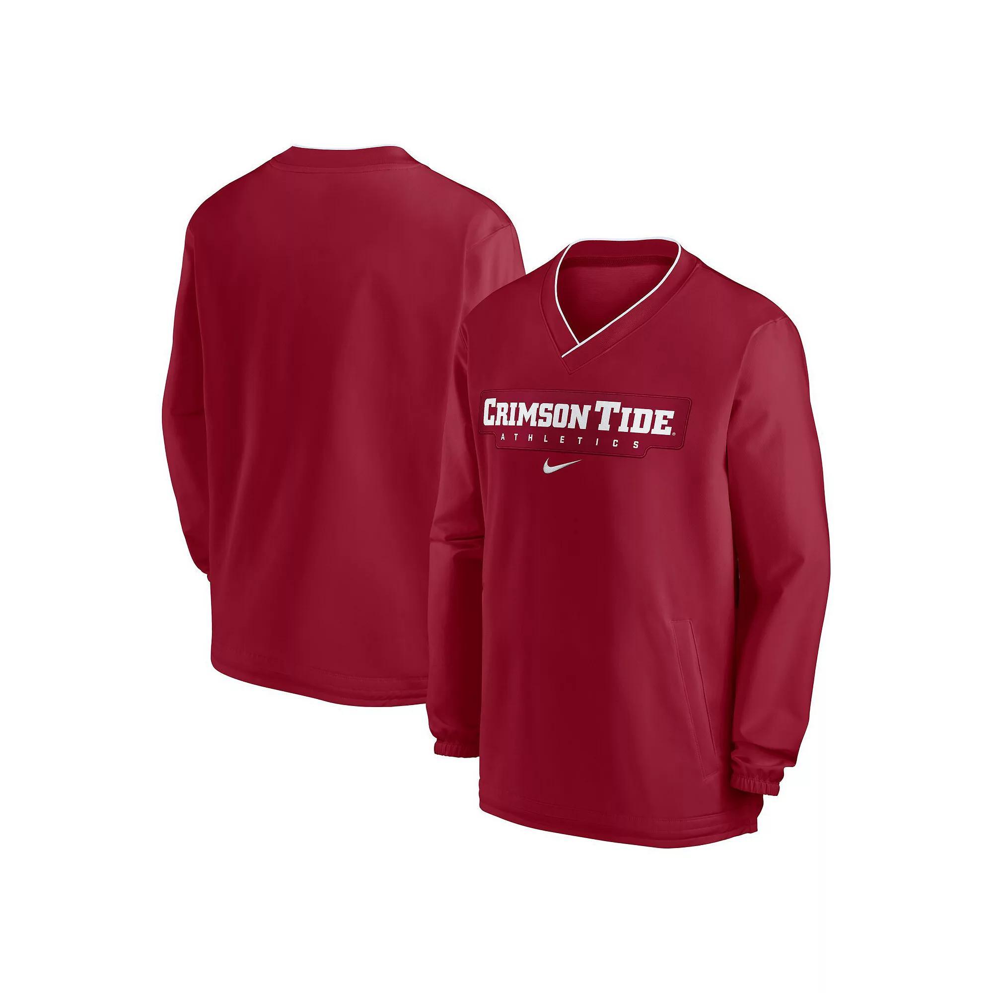 Alabama Crimson Tide Sideline Nike Men's College Long-Sleeve Windshirt Product Image