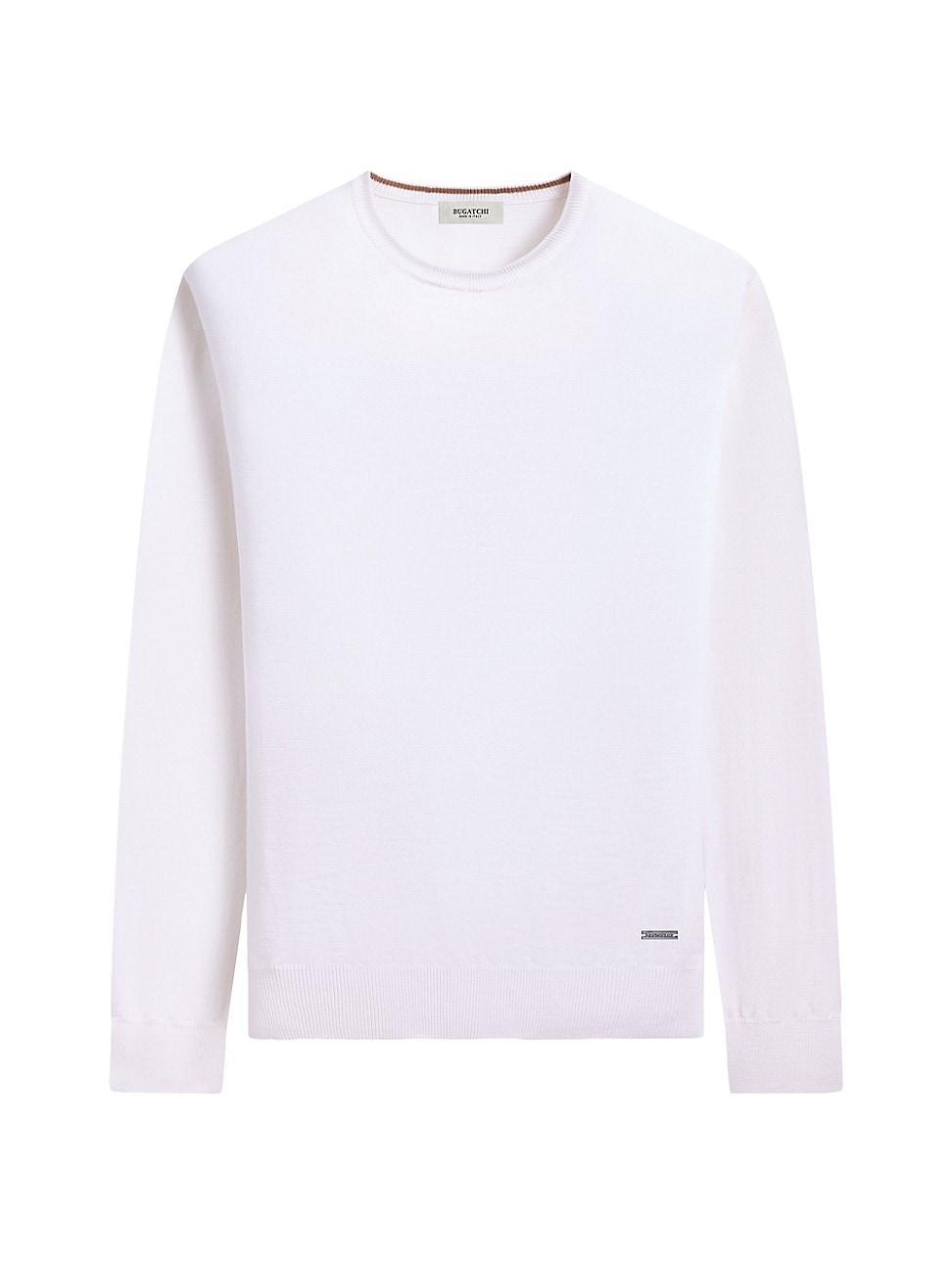 Mens Merino Wool Crewneck Sweater Product Image