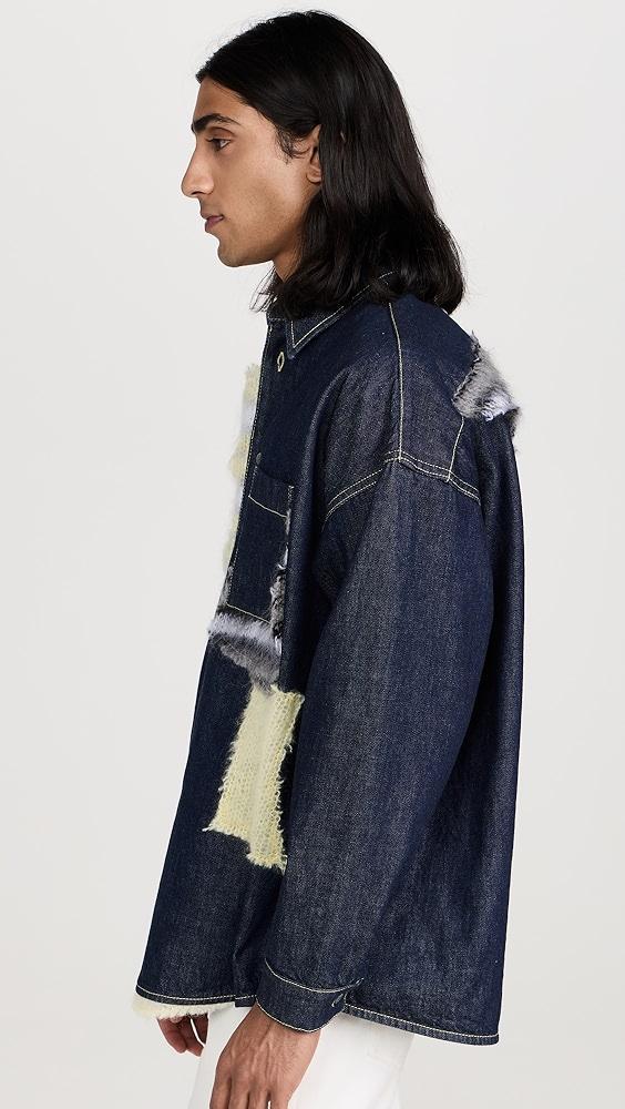 Marni Patchwork Denim Overshirt | Shopbop Product Image