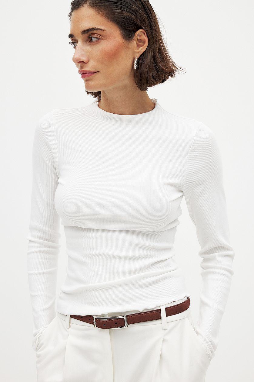 Babylock Ribbed Long Sleeve Top Product Image