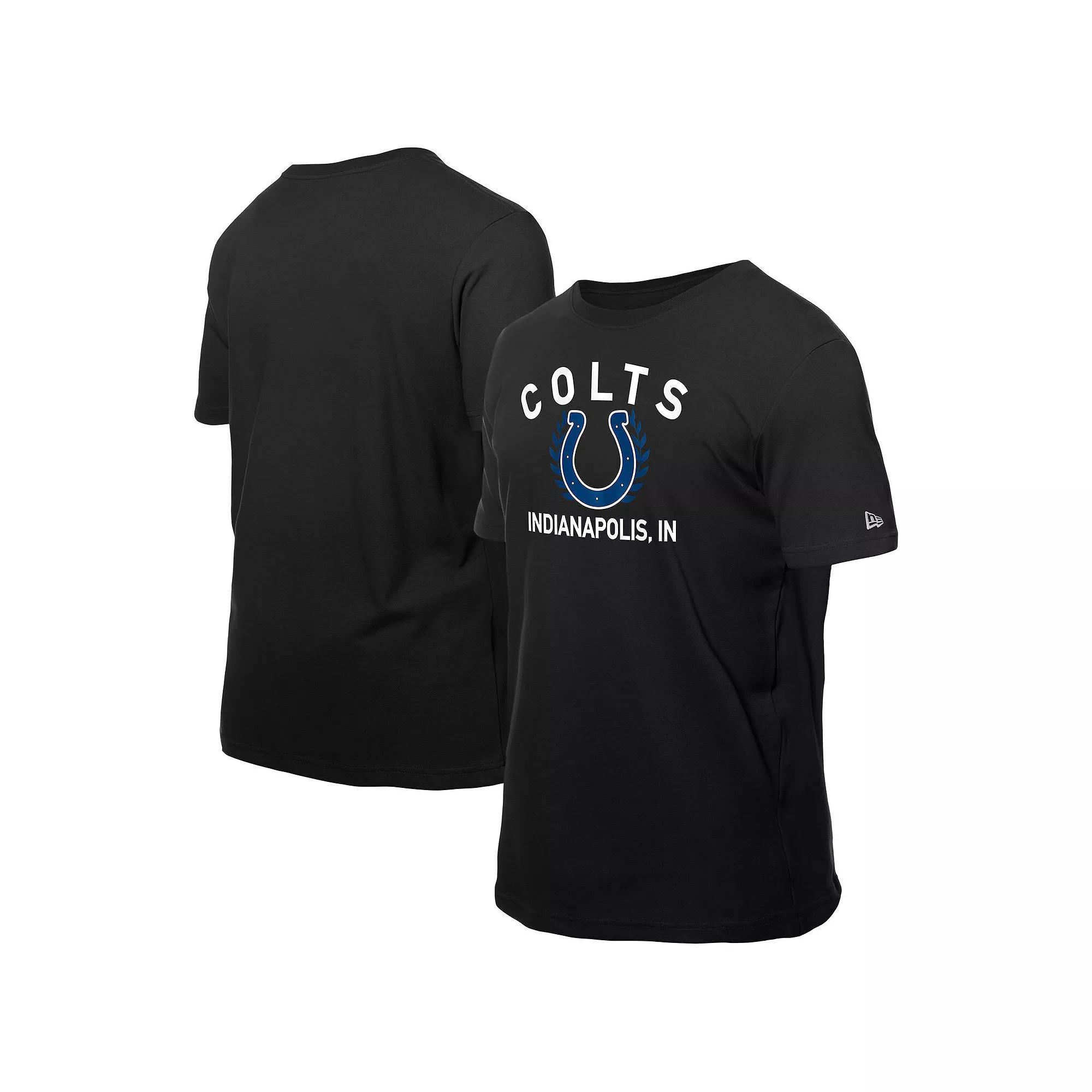 Men's New Era Black Indianapolis Colts 2025 NFL Draft T-Shirt, Size: Medium Product Image