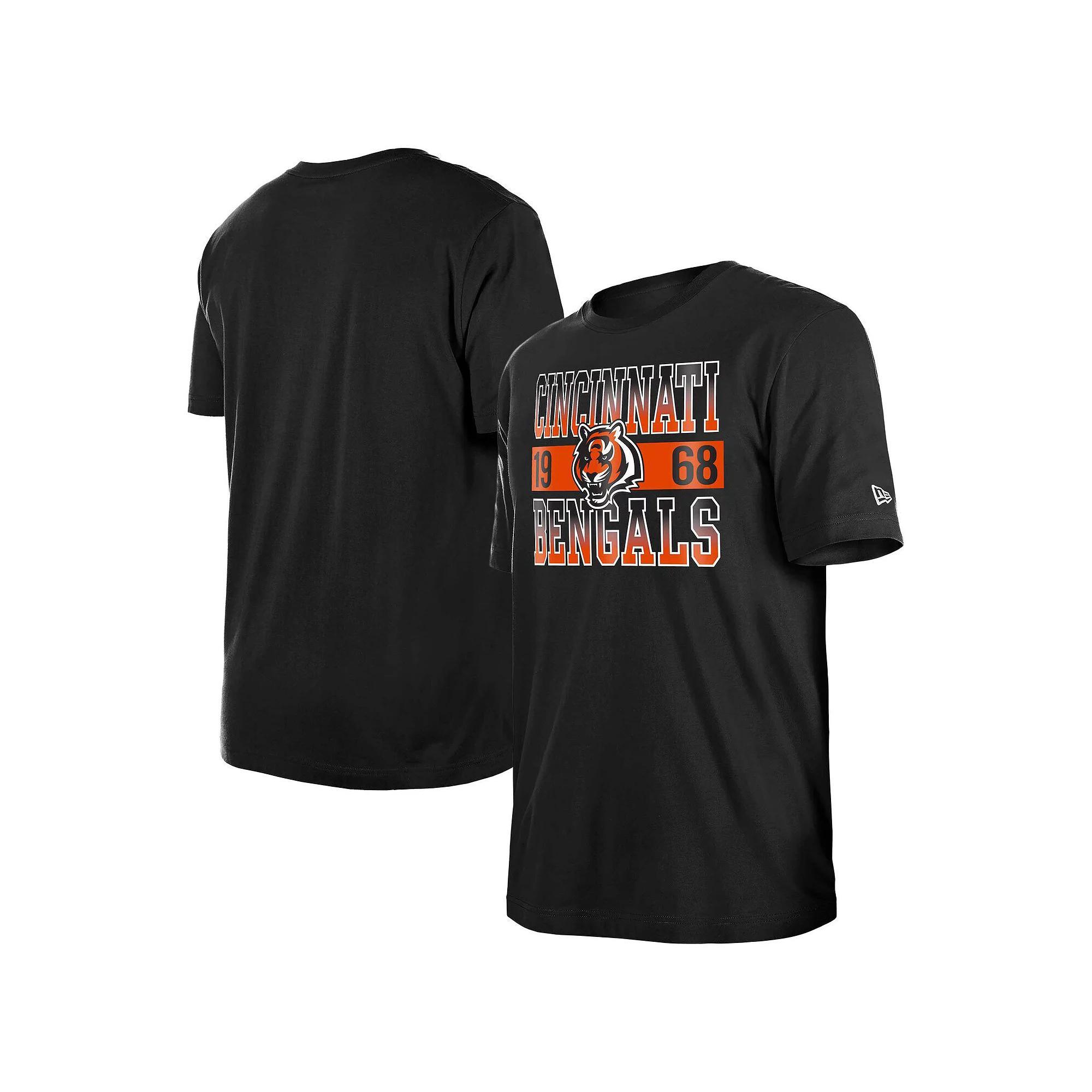 Men's New Era Black Cincinnati Bengals City Team T-Shirt, Size: Large Product Image
