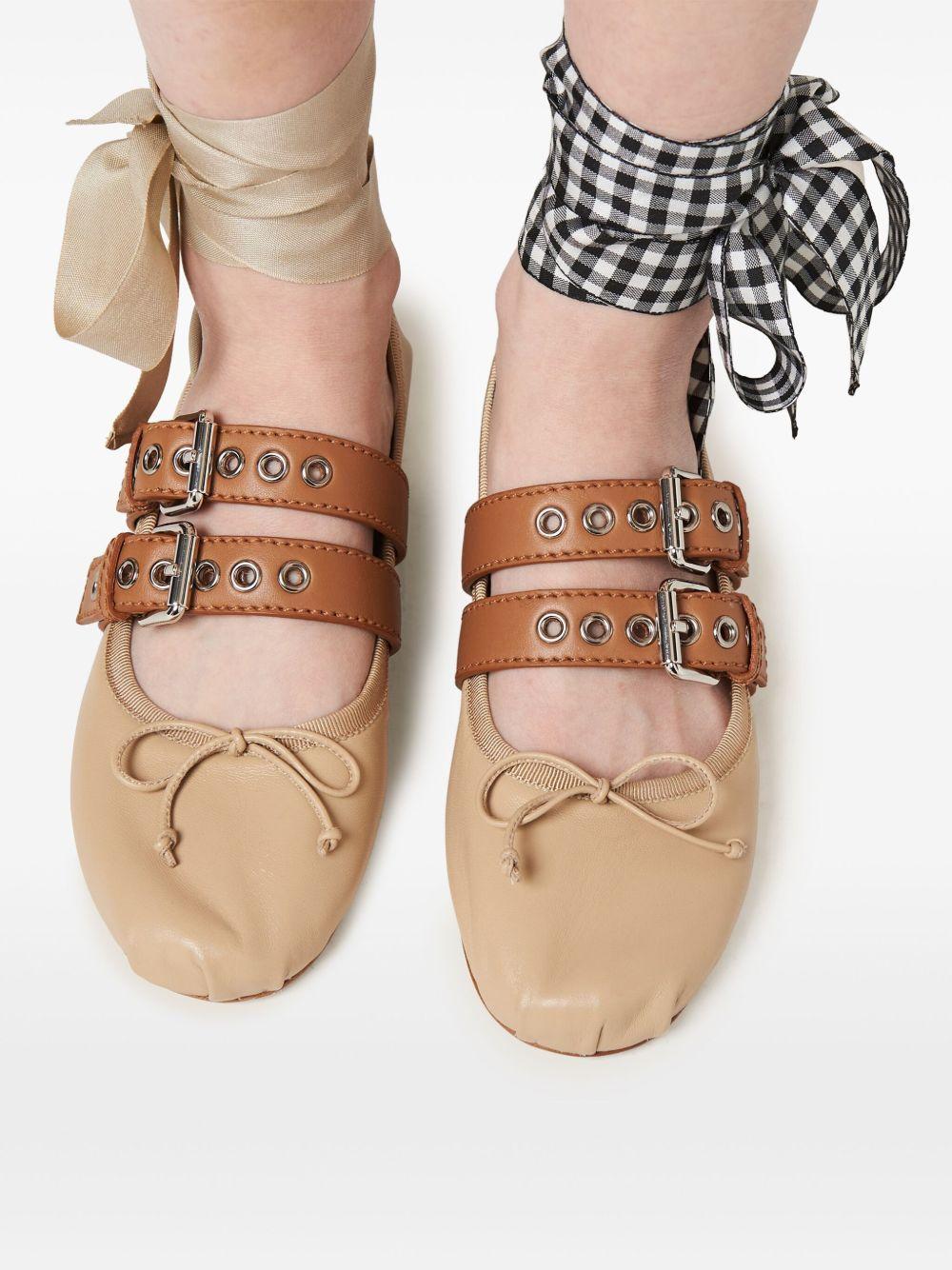 buckled ballet pumps Product Image