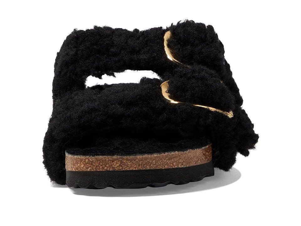 Birkenstock Womens Arizona Big Buckle Shearling Slide Sandals Product Image