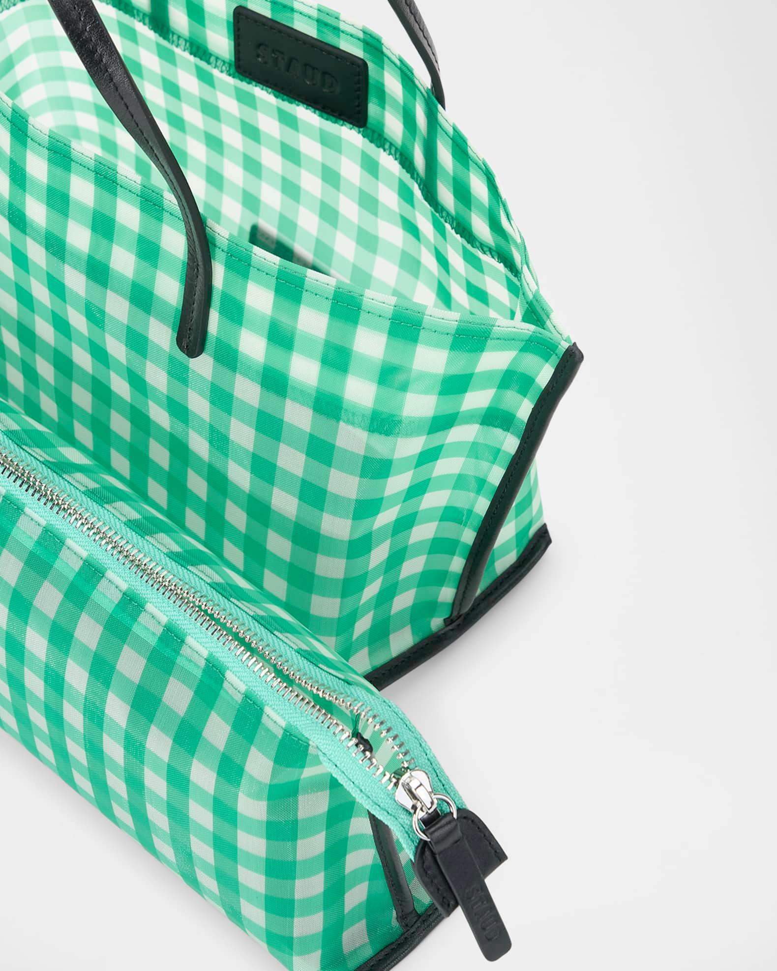 Christos Mini Plaid Mesh Tote Bag Product Image
