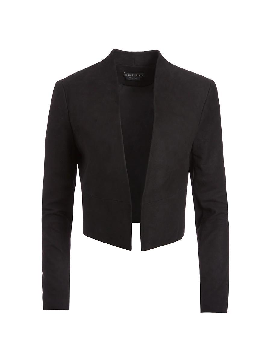 New Harvey Suede Open-Front Jacket Product Image
