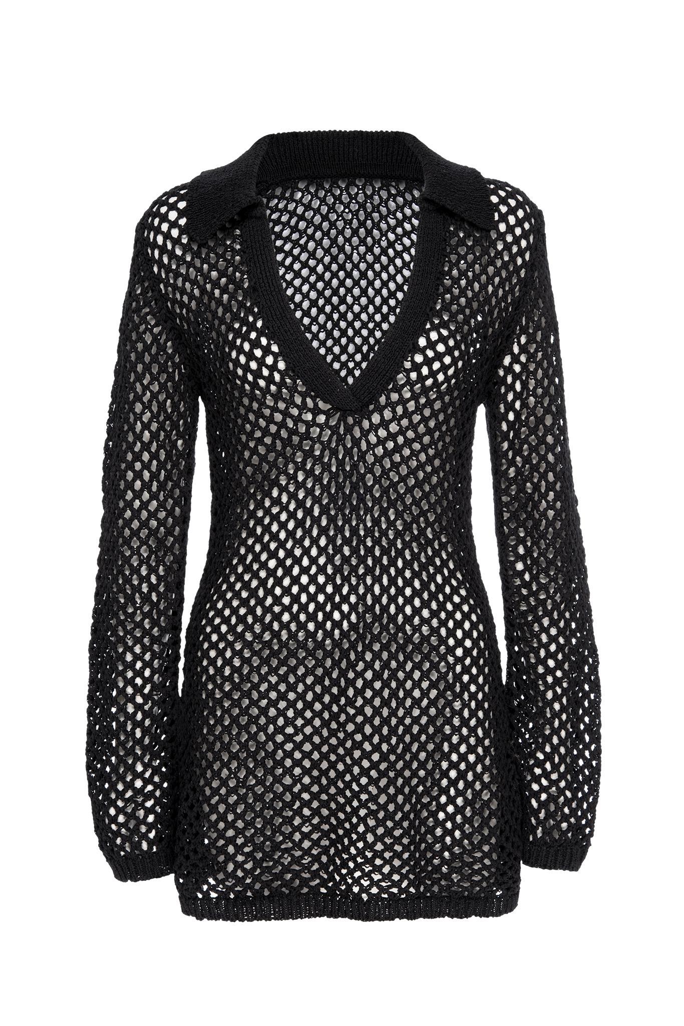 Newport Dress - Ivory Crochet Product Image