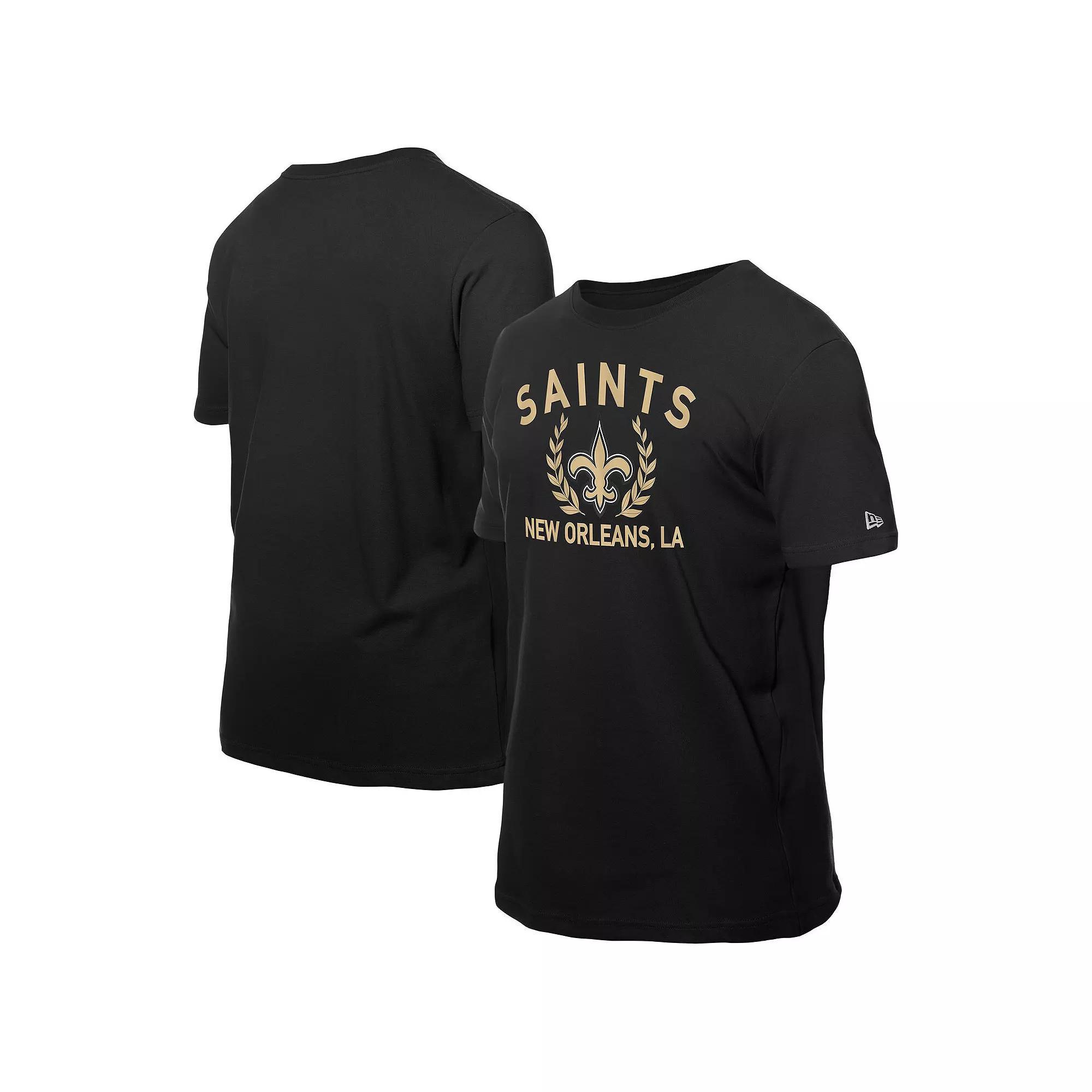 Men's New Era Black New Orleans Saints 2025 NFL Draft T-Shirt, Size: XL Product Image