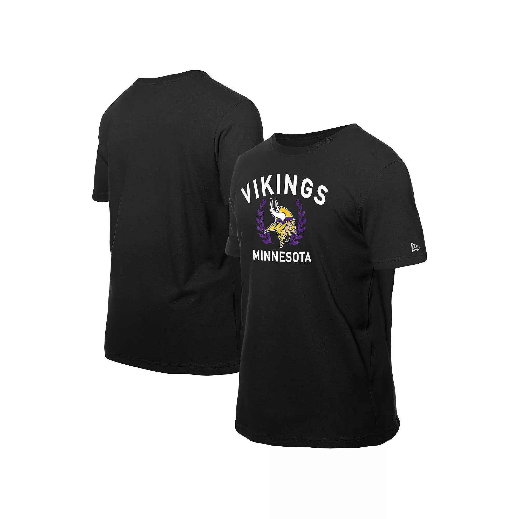 Men's New Era Black Minnesota Vikings 2025 NFL Draft T-Shirt, Size: 3XL Product Image