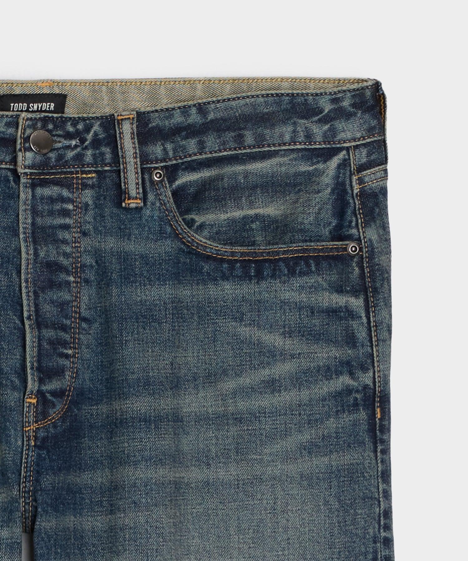 Straight Japanese Selvedge Stretch Jean Product Image