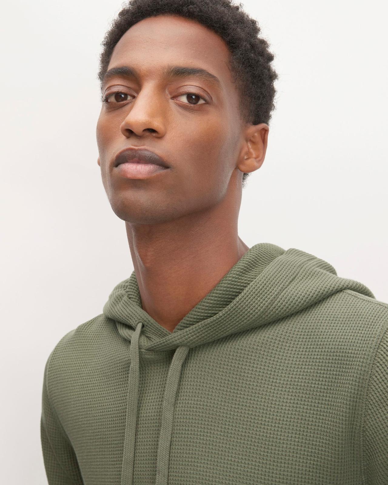 The Waffle-Knit Hoodie Product Image