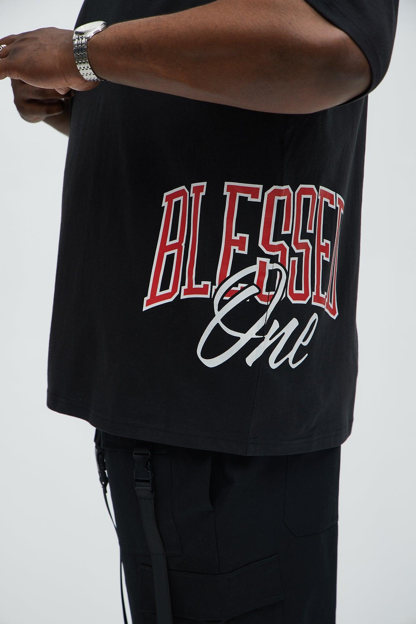 Blessed One Oversized Short Sleeve Tee - Black Product Image