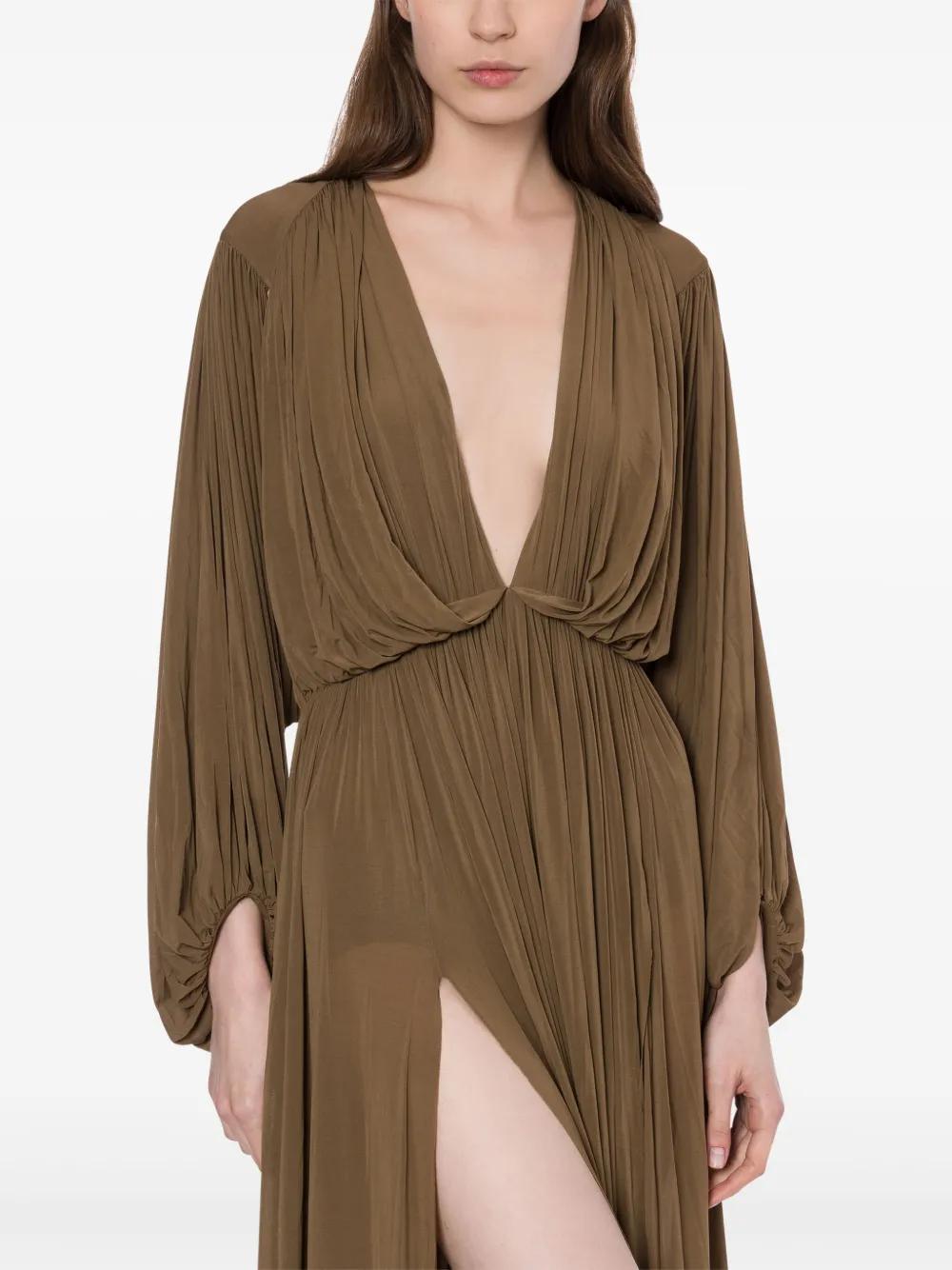 plunge maxi dress Product Image