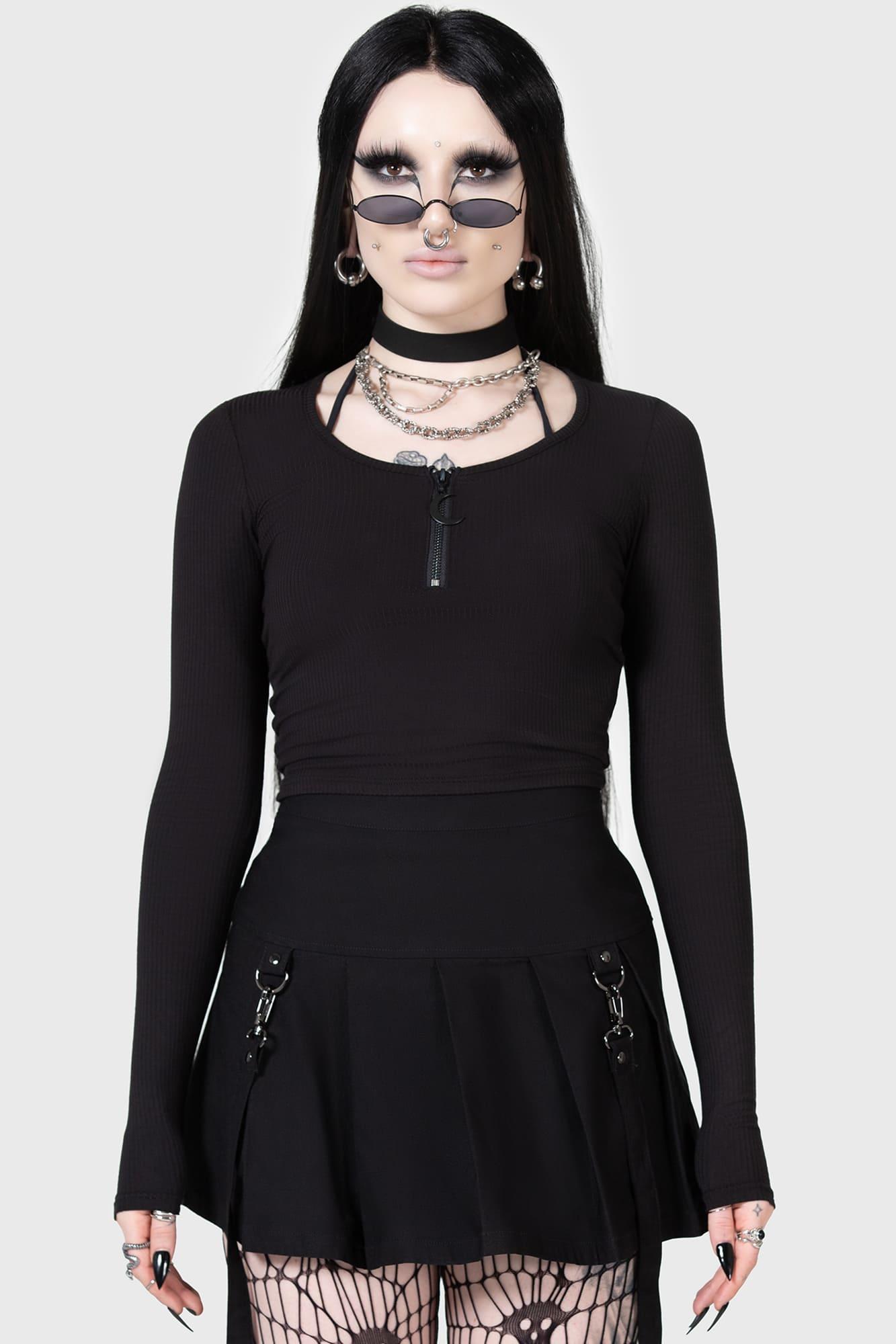 Lune Sting Ribbed Top Female Product Image
