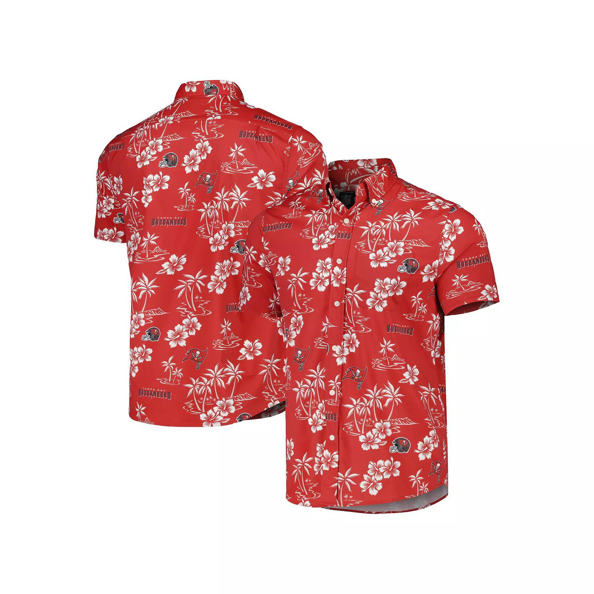 Men's Reyn Spooner Red Tampa Bay Buccaneers Kekai Button-Up Shirt, Size: Small Product Image