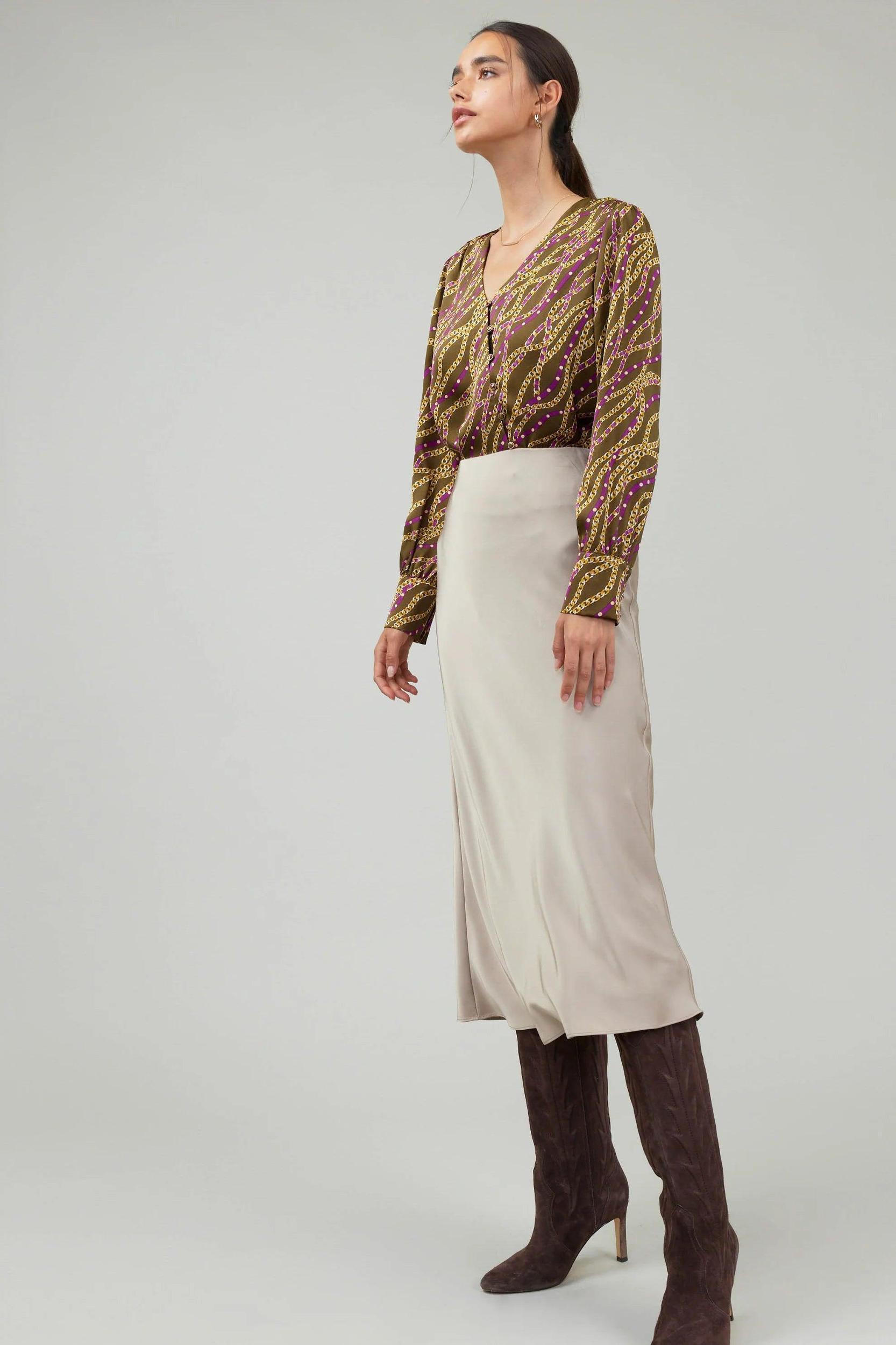 Bias Midi Skirt Product Image