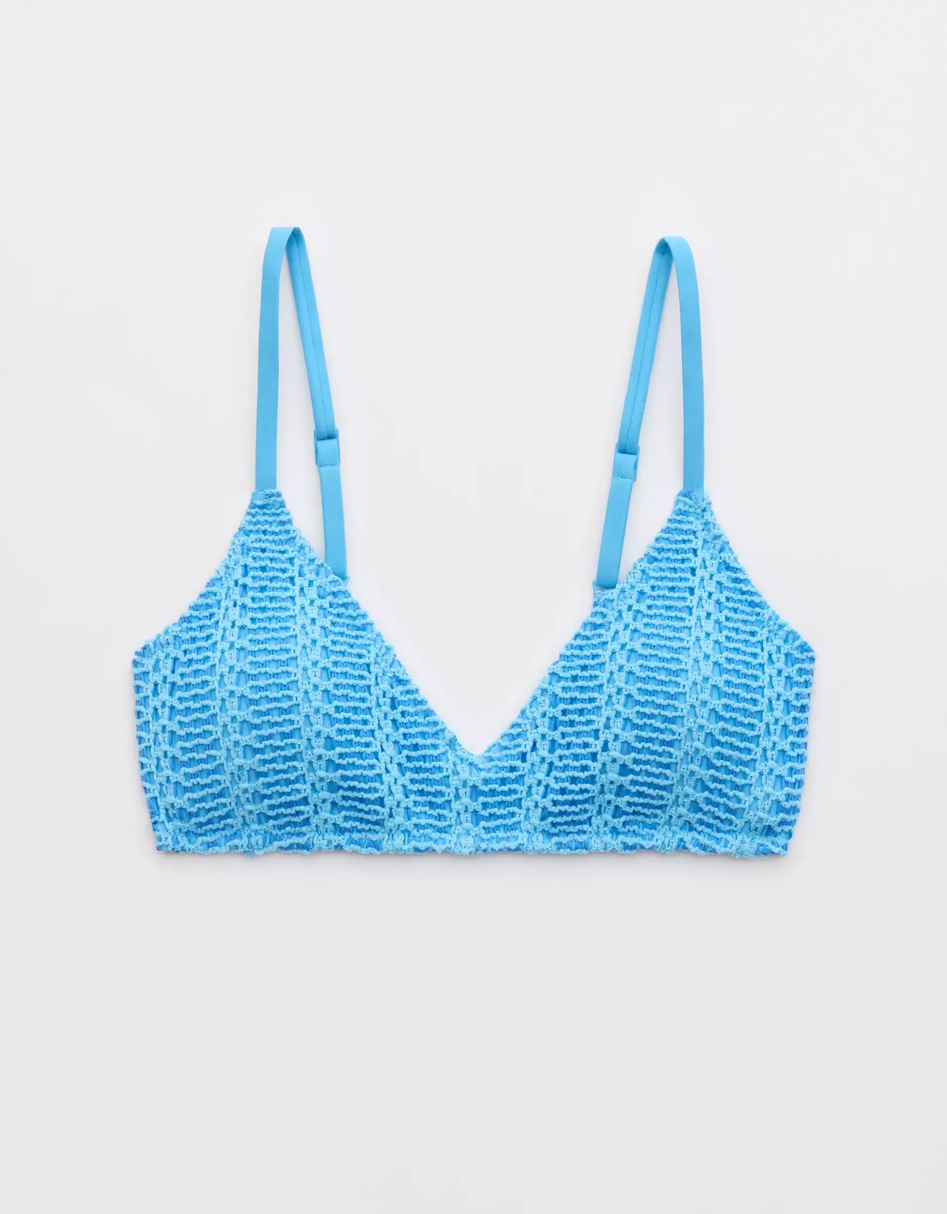 Aerie Cloudweave Crochet Voop Bikini Top Product Image