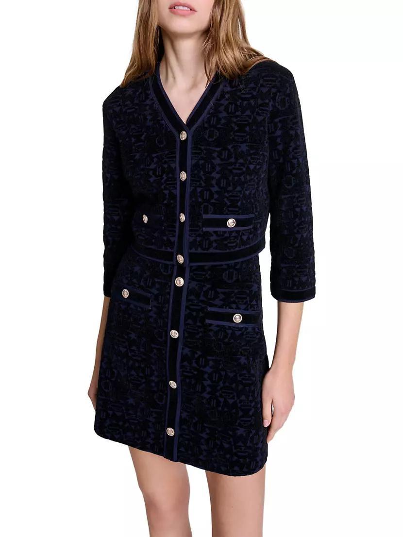 2-in-1 Velvet Knit Dress Product Image