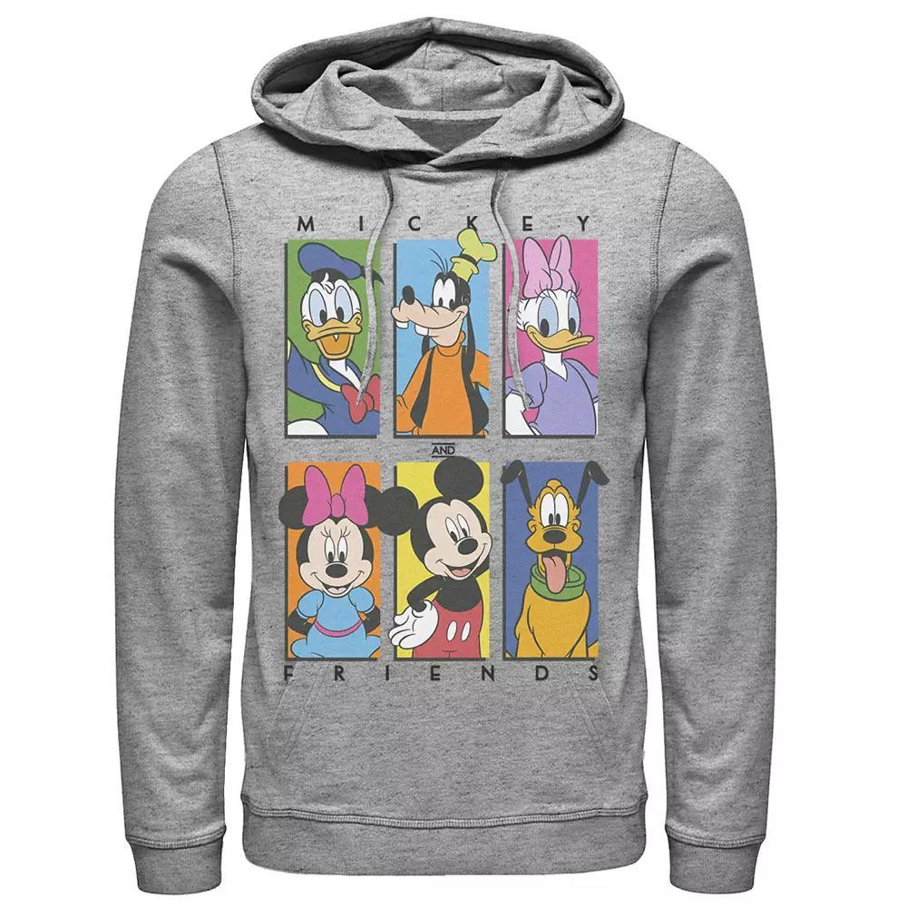 Mens Nintendo Logo Pullover Hoodie Athletic Grey Product Image