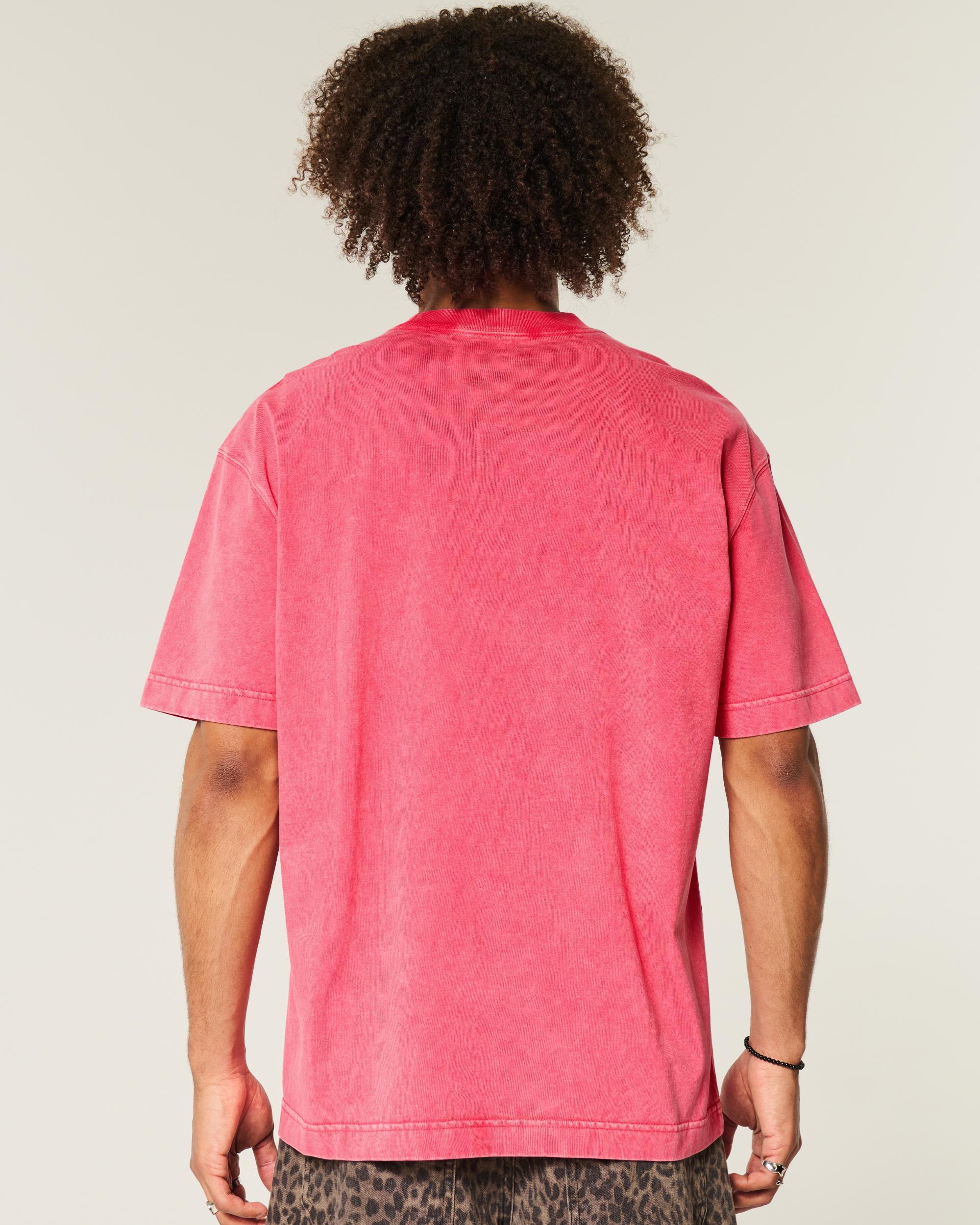 Boxy Heavyweight Washed Crew T-Shirt Product Image