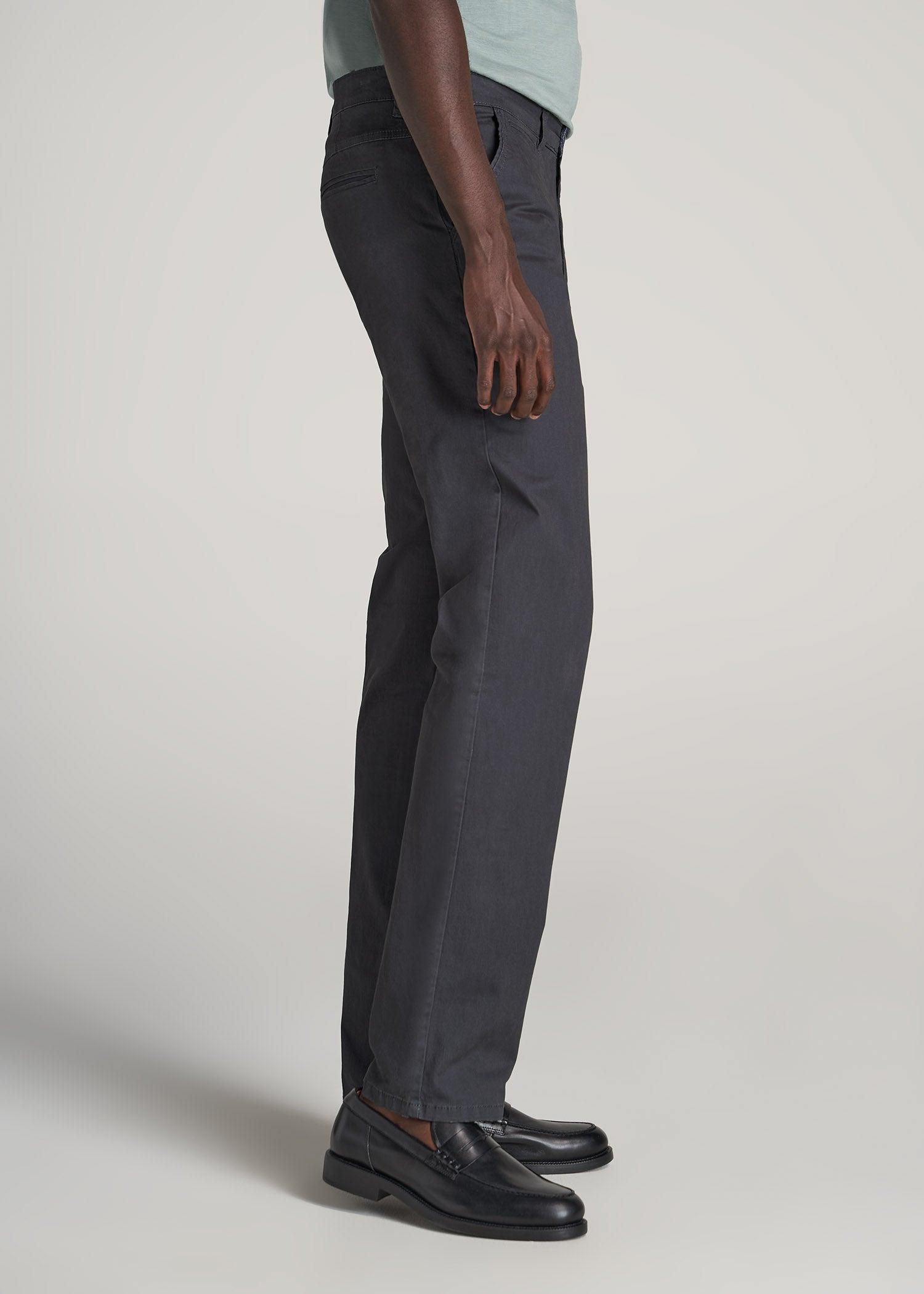 J1 STRAIGHT Leg Chinos for Tall Men in Iron Grey Product Image