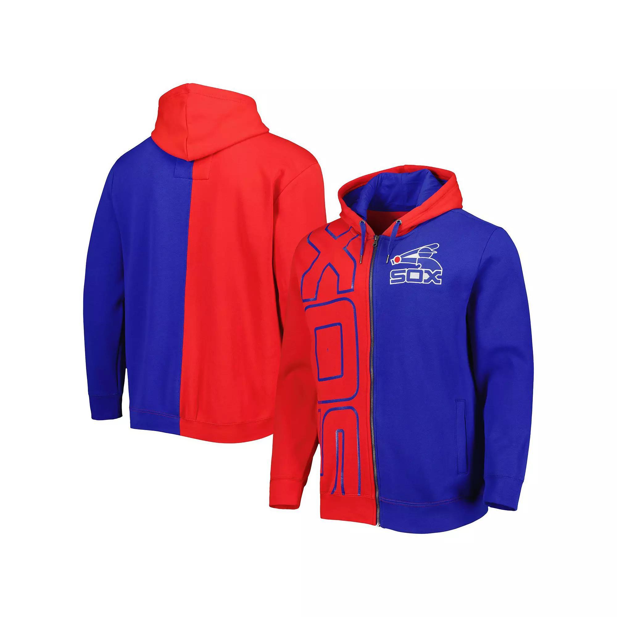 Mens Mitchell & Ness /Navy Chicago White Sox Fleece Full-Zip Hoodie Product Image