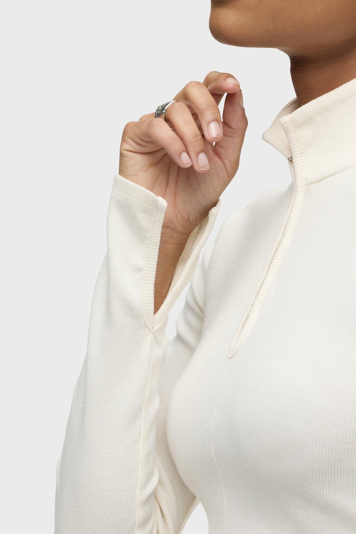 Long Sleeve Hook & Eye Bodysuit Female Product Image
