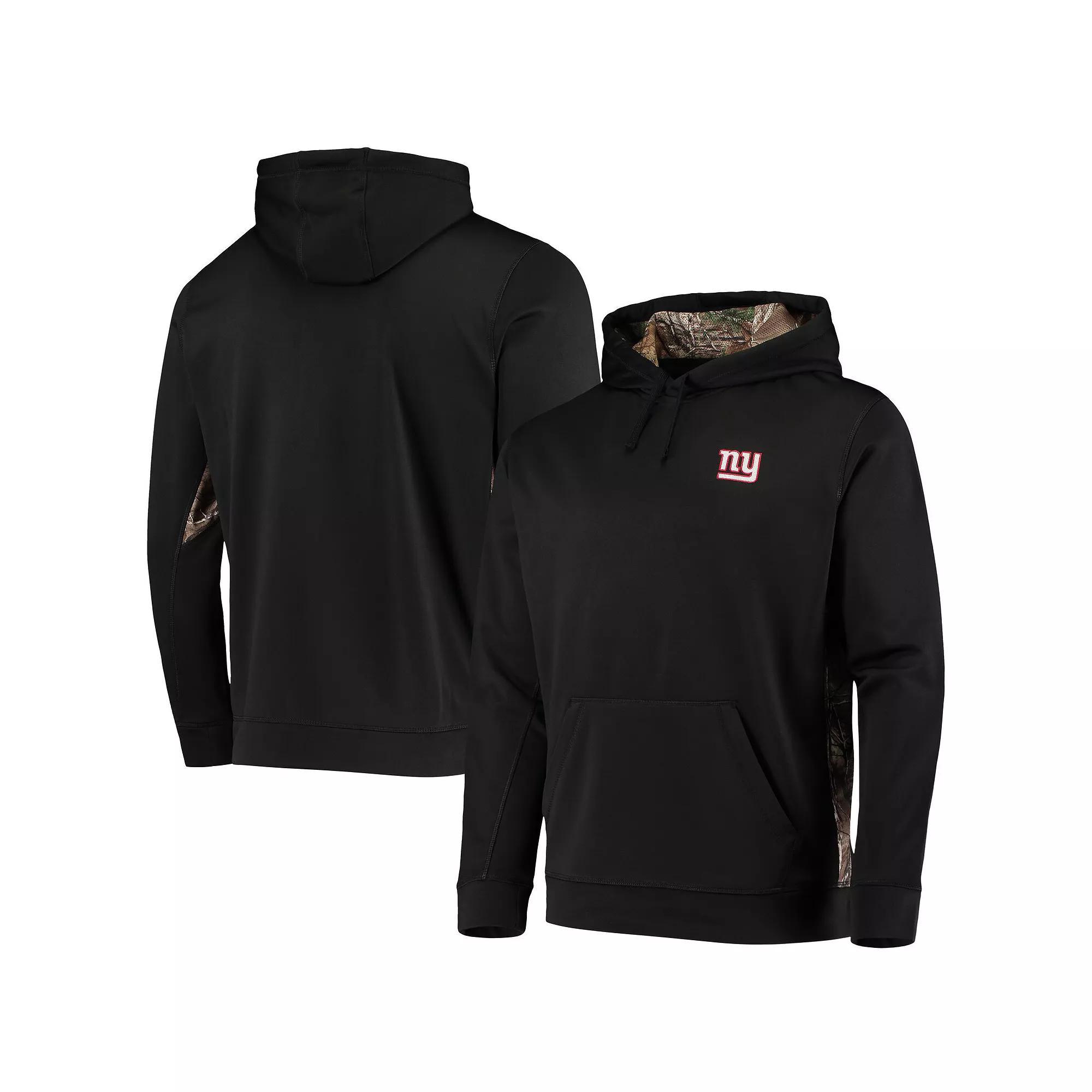 Men's Dunbrooke Black/Realtree Camo New York Giants Logo Ranger Pullover Hoodie, Size: 5XL Product Image