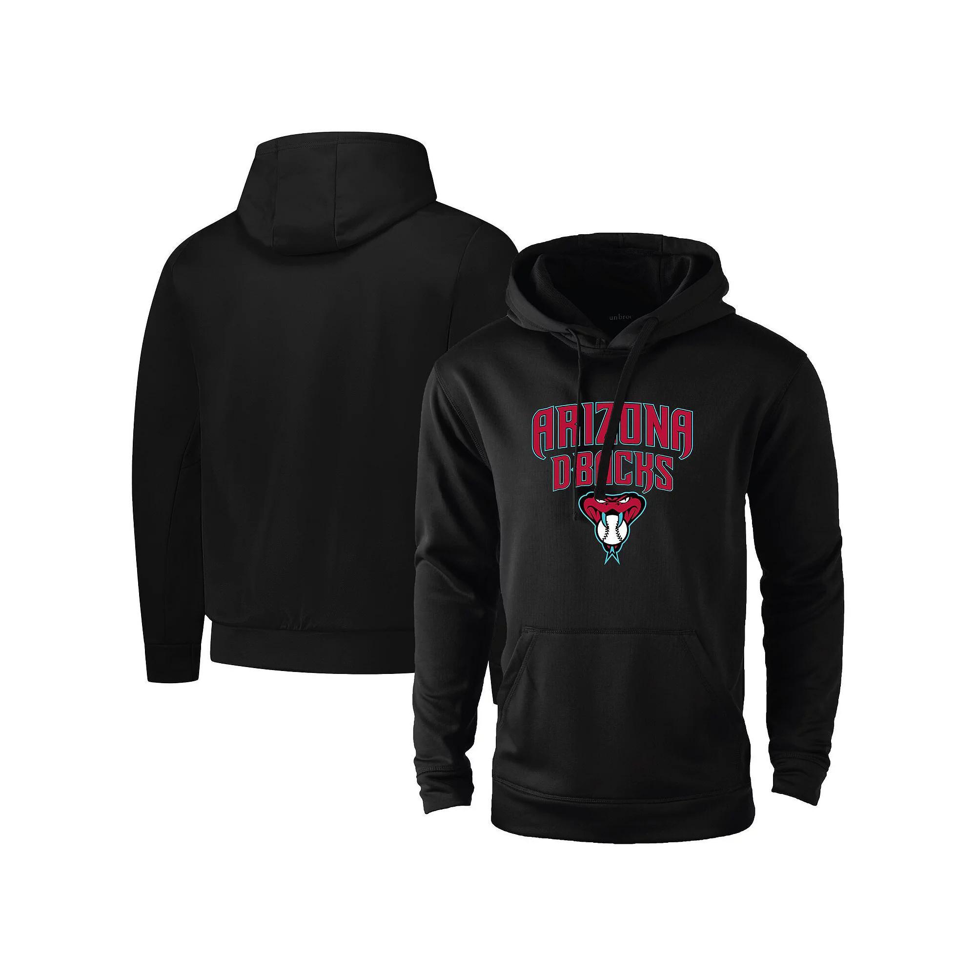 Men's Dunbrooke Black Arizona Diamondbacks Champion Pullover Hoodie, Size: 3XL Product Image