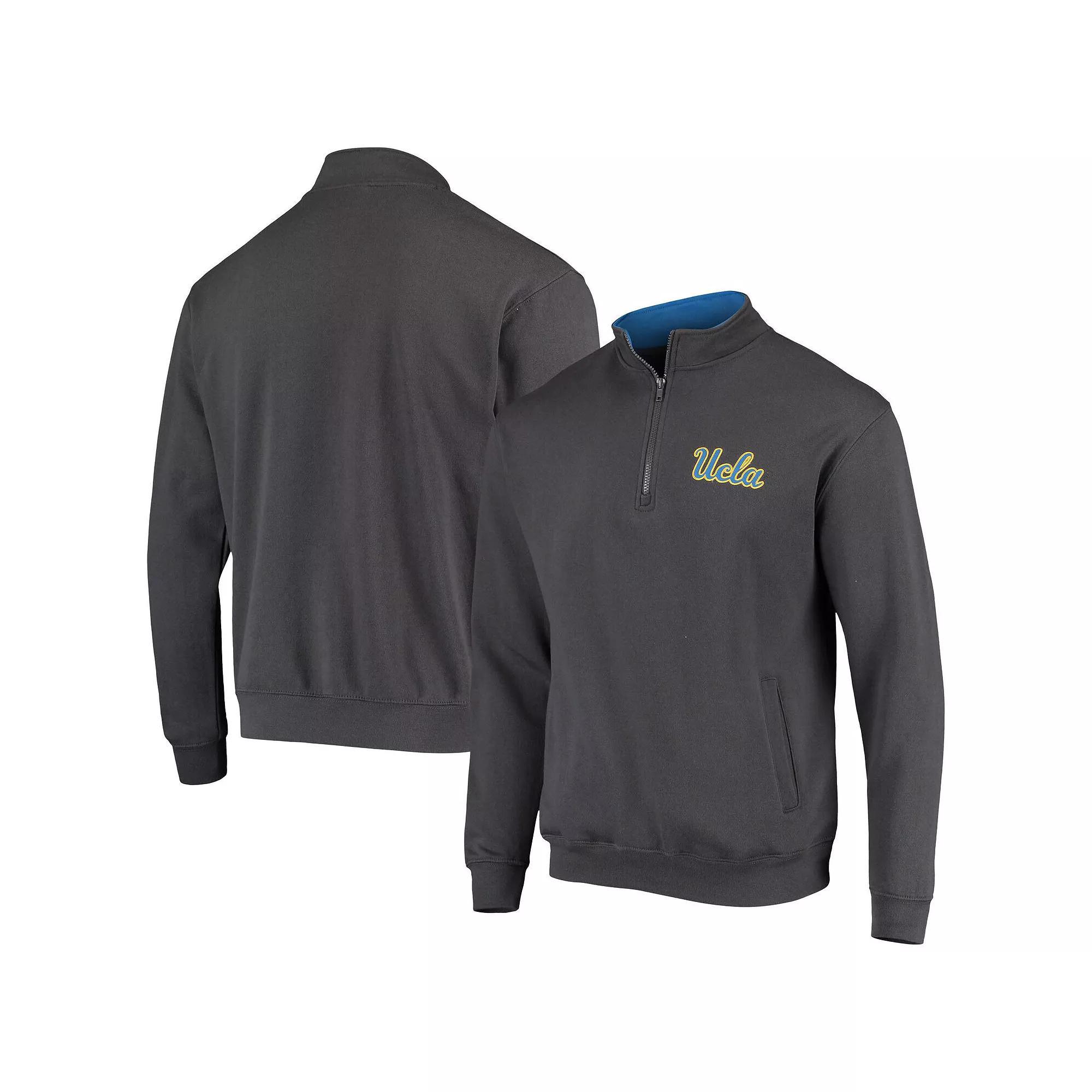 Men's Colosseum Charcoal UCLA Bruins Tortugas Logo Quarter-Zip Jacket, Size: 2XL Product Image