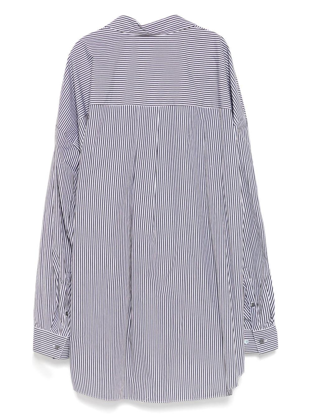 Gathered oversize shirt Product Image
